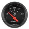 Autometer Z-Series 52mm 100-250 Degrees F. SSE Oil Temp Gauge thumbnail 6