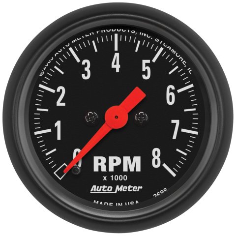 Autometer Z-Series 52mm 8000RPM Tachometer thumbnail 1