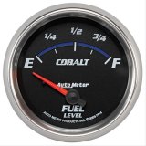 Autometer Cobalt 66.7mm 0-90 ohms Fuel Level Gauge thumbnail 1
