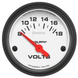 Autometer Phantom 52mm 8-18V Electronic Voltmeter Gauge thumbnail 2