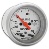 Autometer Ultra-Lite 52mm 30 PSI Electronic Boost Gauge thumbnail 7