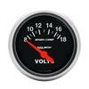 Autometer Sport-Comp 52mm 8-18 Volt Electronic Voltmeter Gauge thumbnail 6