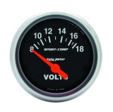 Autometer Sport-Comp 52mm 8-18 Volt Electronic Voltmeter Gauge thumbnail 8
