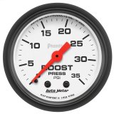 Autometer Phantom 52mm 35 PSI Mechanical Boost Gauge thumbnail 3
