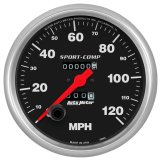 Autometer 5in 0-120 MPH Mechanical Sport-Comp Speedometer thumbnail 1