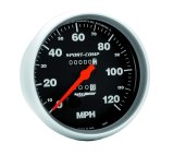 Autometer 5in 0-120 MPH Mechanical Sport-Comp Speedometer thumbnail 8