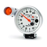 Autometer Sport-Comp 5 inch 10K RPM Shift Light Silver Tach thumbnail 5