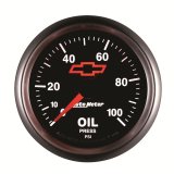 Autometer GM Bowtie Black 2-1/16in 0-100 PSI Oil Pressure - Stepper Motor thumbnail 7