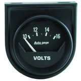 Autometer AutoGage 2in Voltmeter 10-16V Auto Gauge - Black thumbnail 3