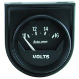 Autometer AutoGage 2in Voltmeter 10-16V Auto Gauge - Black thumbnail 4
