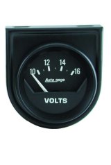 Autometer AutoGage 2in Voltmeter 10-16V Auto Gauge - Black thumbnail 8