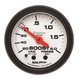 Autometer Phantom 2-1/16in 60CM/HG - 2.0 Bar - Mechanical Gauge thumbnail 2