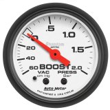 Autometer Phantom 2-1/16in 60CM/HG - 2.0 Bar - Mechanical Gauge thumbnail 3