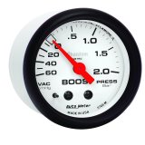 Autometer Phantom 2-1/16in 60CM/HG - 2.0 Bar - Mechanical Gauge thumbnail 4
