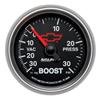 Autometer GM Bowtie 52mm Full Sweep Electronic 30 In Hg-Vac/30 PSI Vacuum/Boost Gauge thumbnail 6
