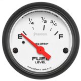 Autometer Phantom 52mm 73 Ohm Empty-10 Ohm Fuel Short Sweep Electric Fuel Level Gauge thumbnail 4