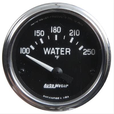 Autometer Cobra 2 1/16in 100-250 Def F Electric Water Temp Gauge thumbnail 1