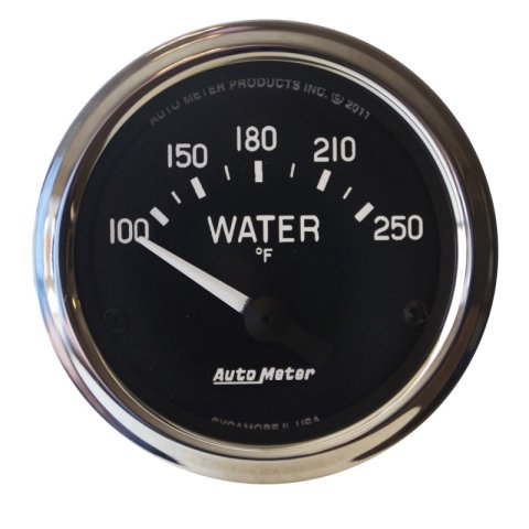 Autometer Cobra 2 1/16in 100-250 Def F Electric Water Temp Gauge thumbnail 3