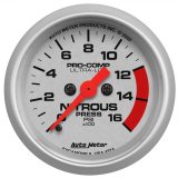Autometer Ultra-Lite 52mm FSE 0-1600 PSI Nitrous Pressure Gauge thumbnail 1