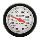 Autometer Phantom 52mm 30in Hg-Vac/45PSI Mechanical Vacuum/Boost Gauge thumbnail 2