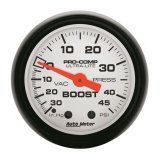 Autometer Phantom 52mm 30in Hg-Vac/45PSI Mechanical Vacuum/Boost Gauge thumbnail 3