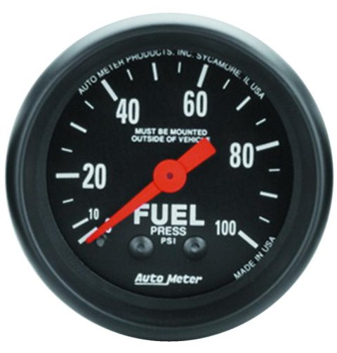 Autometer Z Series 52mm 0-100 PSI Mechanical Fuel Pressure Gauge thumbnail 4