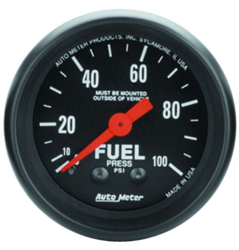 Autometer Z Series 52mm 0-100 PSI Mechanical Fuel Pressure Gauge thumbnail 8