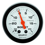 Autometer Phantom 52mm 30in HG.-Vac/20PSI Mechanical Vacuum/Boost Gauge thumbnail 2