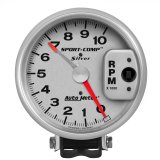 Autometer Ultra-Lite 5 inch 10K RPM w/ Redline Tachometer thumbnail 4