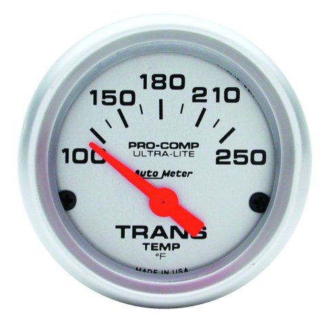 Autometer Ultra-Lite 52mm 100-250 Degree F Mechanical Transmission Temperature Gauge thumbnail 3