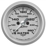 Autometer Ultra-Lite 52mm 100-260 degree F Full Sweep Electronic Water Temperature Gauge thumbnail 4