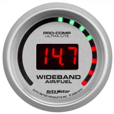 Autometer Ultra-Lite 52mm Digital Wideband Air/Fuel Ratio Street Gauge thumbnail 1