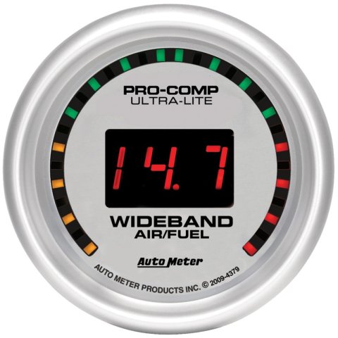 Autometer Ultra-Lite 52mm Digital Wideband Air/Fuel Ratio Street Gauge thumbnail 2