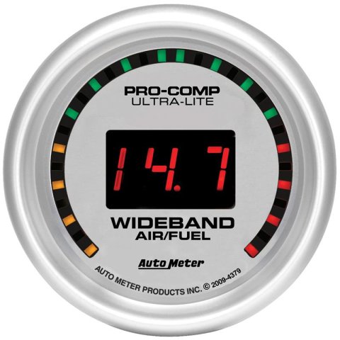 Autometer Ultra-Lite 52mm Digital Wideband Air/Fuel Ratio Street Gauge thumbnail 3