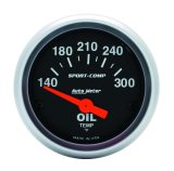 Autometer Sport-Comp 52mm 140-300 Deg F Electronic Oil Temp Gauge thumbnail 8