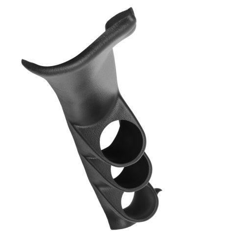 Autometer 90-96 Nissan 300ZX Black Triple 52mm Pillar Pod thumbnail 3