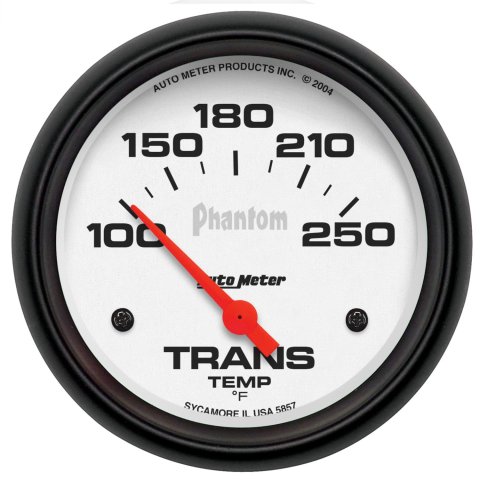 Autometer Phantom 2-5/8in 100-250 Degree F Electric Transmission Temp Gauge thumbnail 1
