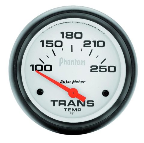 Autometer Phantom 2-5/8in 100-250 Degree F Electric Transmission Temp Gauge thumbnail 3