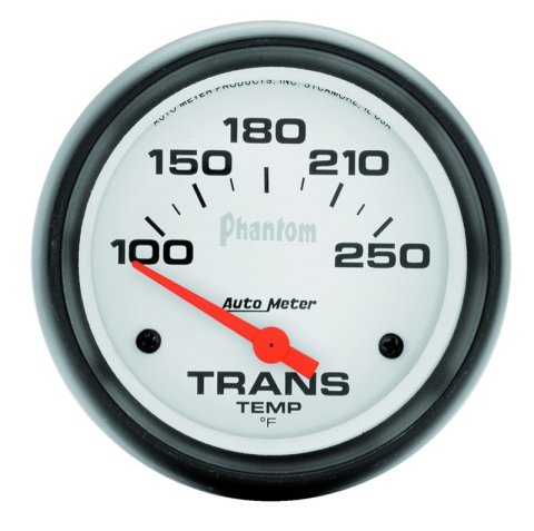 Autometer Phantom 2-5/8in 100-250 Degree F Electric Transmission Temp Gauge thumbnail 4