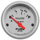 Autometer Ultra-Lite 52mm 16 OHMS Empty/158 OHMS Full Short Sweep Electronic Fuel Level Gauge thumbnail 1