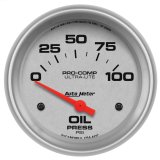 Autometer Ultra-Lite 66.7mm Short Sweep Electronic 0-100 PSI Oil Pressure Gauge thumbnail 4