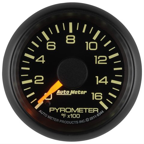 Autometer Factory Match GM 2-1/16in 1600 Degree Electric Pyrometer (EGT) Gauge thumbnail 1
