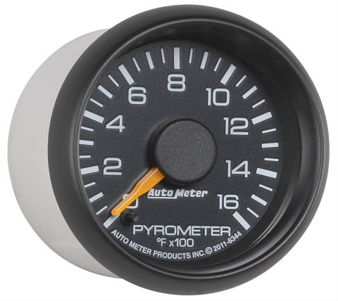 Autometer Factory Match GM 2-1/16in 1600 Degree Electric Pyrometer (EGT) Gauge thumbnail 5