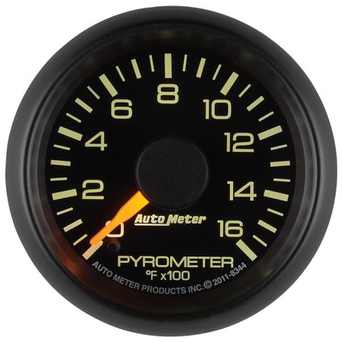 Autometer Factory Match GM 2-1/16in 1600 Degree Electric Pyrometer (EGT) Gauge thumbnail 8