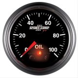 Autometer Sport-Comp II 52.4mm 0-100 PSI Oil Pressure Peak & Warn w/ Electronic Control Gauge thumbnail 6