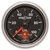 Autometer Sport-Comp II 52.4mm 0-100 PSI Oil Pressure Peak & Warn w/ Electronic Control Gauge thumbnail 7