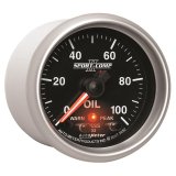 Autometer Sport-Comp II 52.4mm 0-100 PSI Oil Pressure Peak & Warn w/ Electronic Control Gauge thumbnail 9