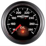 Autometer Sport-Comp II 52.4mm 140-280 Deg F Oil Temperature Peak & Warn w/ Electronic Control Gauge thumbnail 2