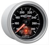 Autometer Sport-Comp II 52.4mm 140-280 Deg F Oil Temperature Peak & Warn w/ Electronic Control Gauge thumbnail 4