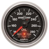 Autometer Sport-Comp II 52.4mm 140-280 Deg F Oil Temperature Peak & Warn w/ Electronic Control Gauge thumbnail 7